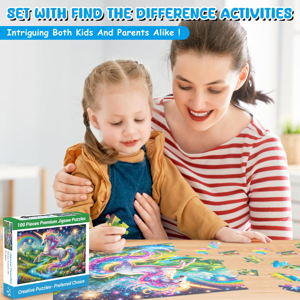 NeveSono gift-ready puzzle set for kids birthdays or holidays