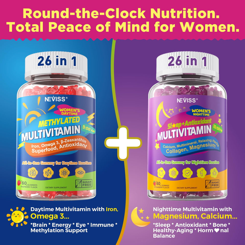 NEVISS methylated B vitamins with folate for clear energy