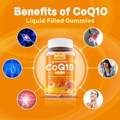 NEVISS CoQ10 gummies featuring EPA and DHA for balanced wellness support