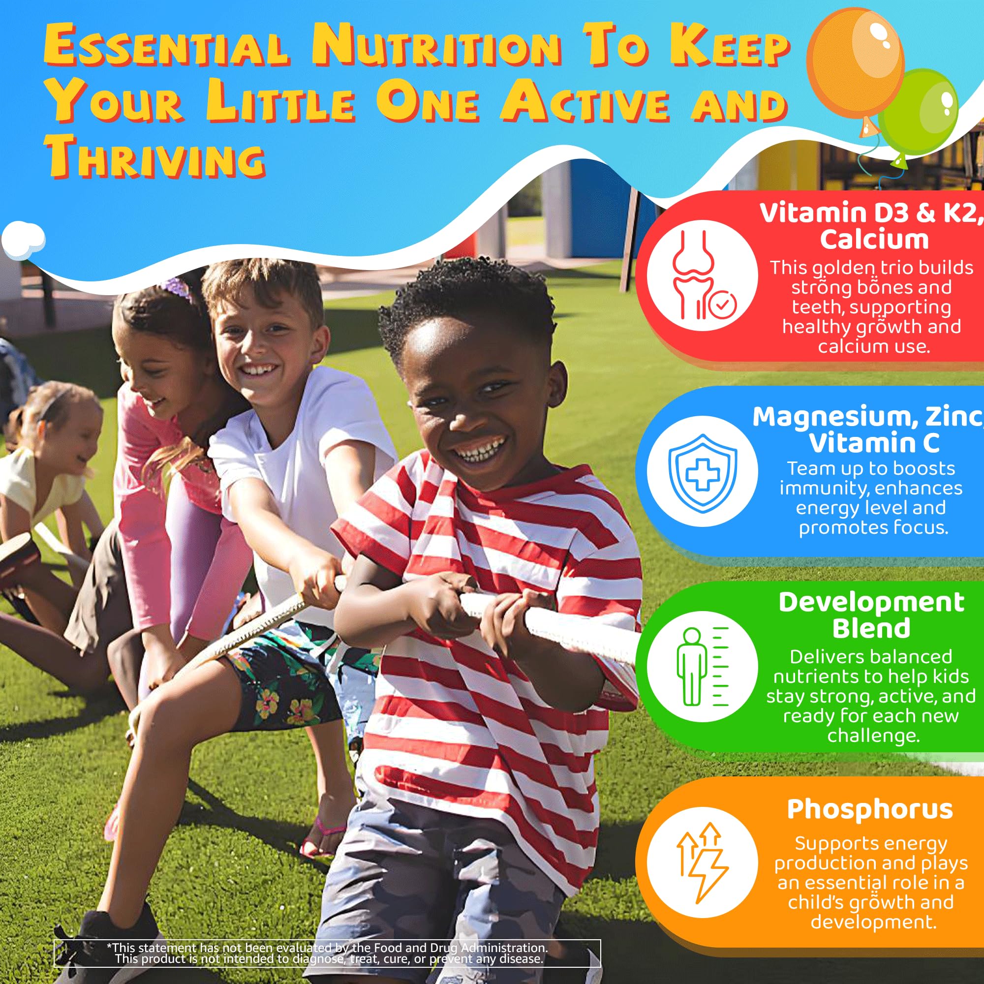 NEVISS D3 K2 gummies being offered to a child for daily use.
