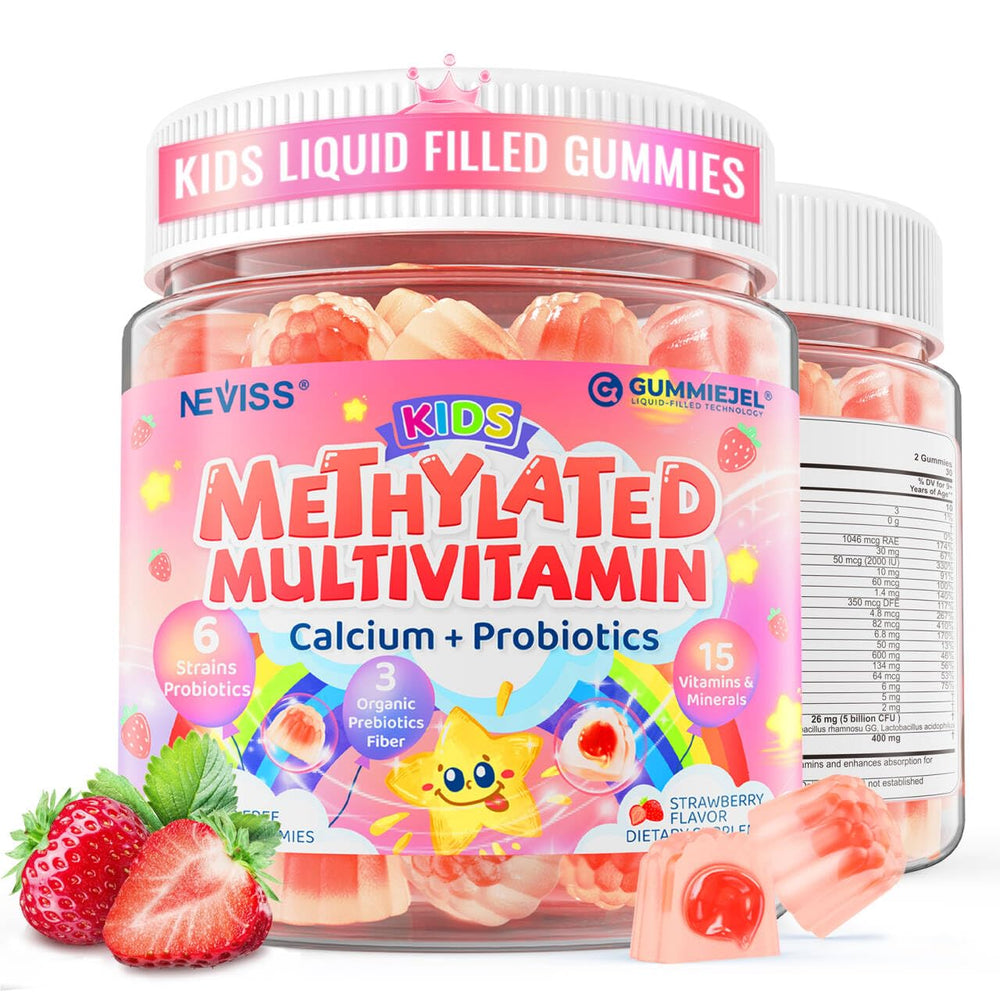 NEVISS Kids Multivitamin Gummies bottle for daily nutrition support