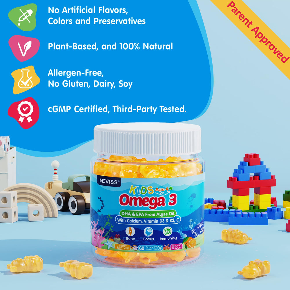 Two gummies served as a sugar-free, kid-friendly snack option
