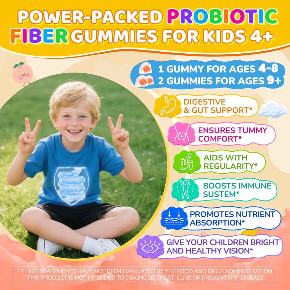NEVISS Kids Probiotic Gummies texture close-up with chewy, kid-friendly appeal