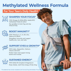 NEVISS vegan sugar-free gummies provide methylated B vitamins and minerals.