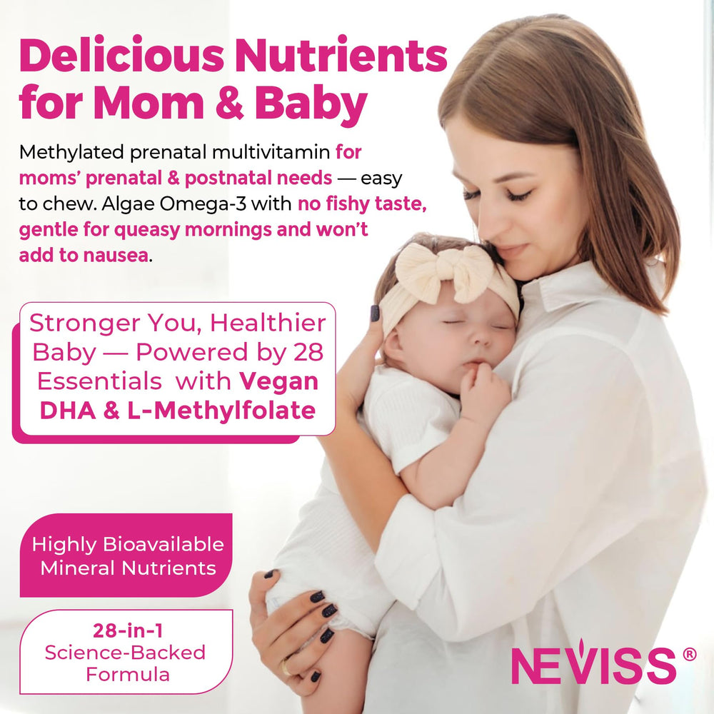 NEVISS probiotic blend 10B CFU for gut comfort during pregnancy