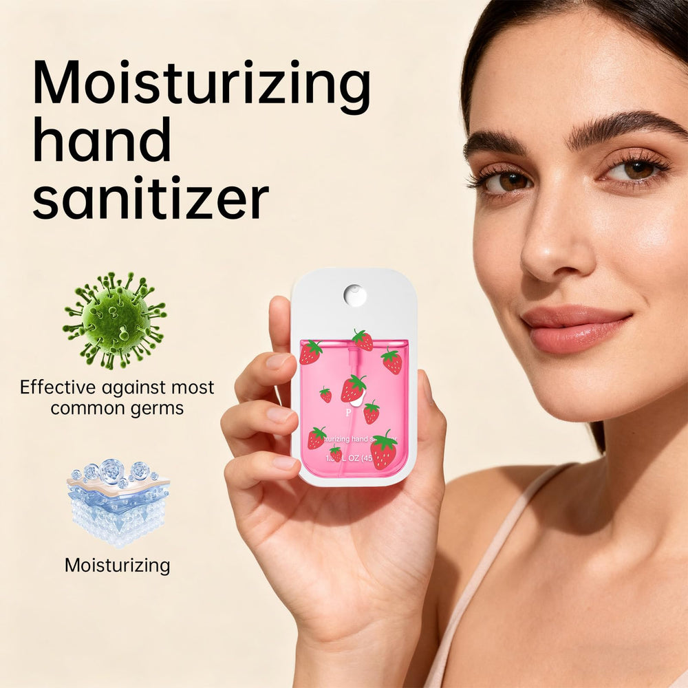 New 5 Pcs Moisturizing Hand Sanitizer Spray fragrance citrus for quick refreshment