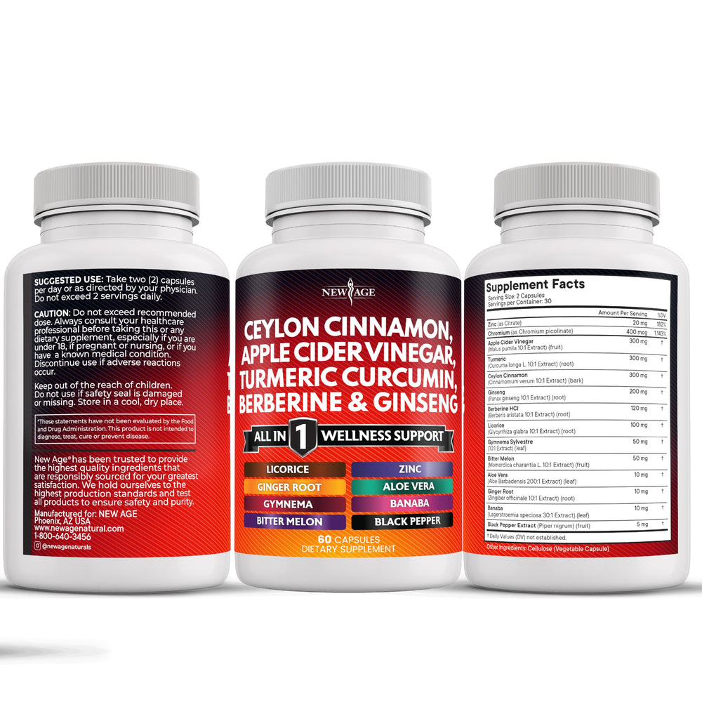 NEW AGE 14-in-1 formula packaging front showcases convenience