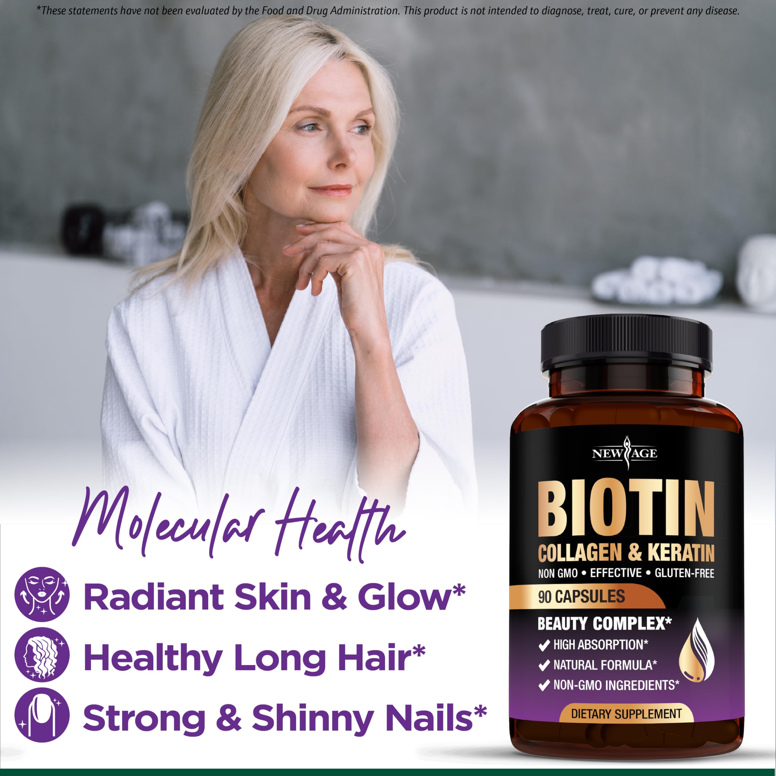 NEW AGE pumpkin seed and MSM ingredients illustrating targeted nourishment