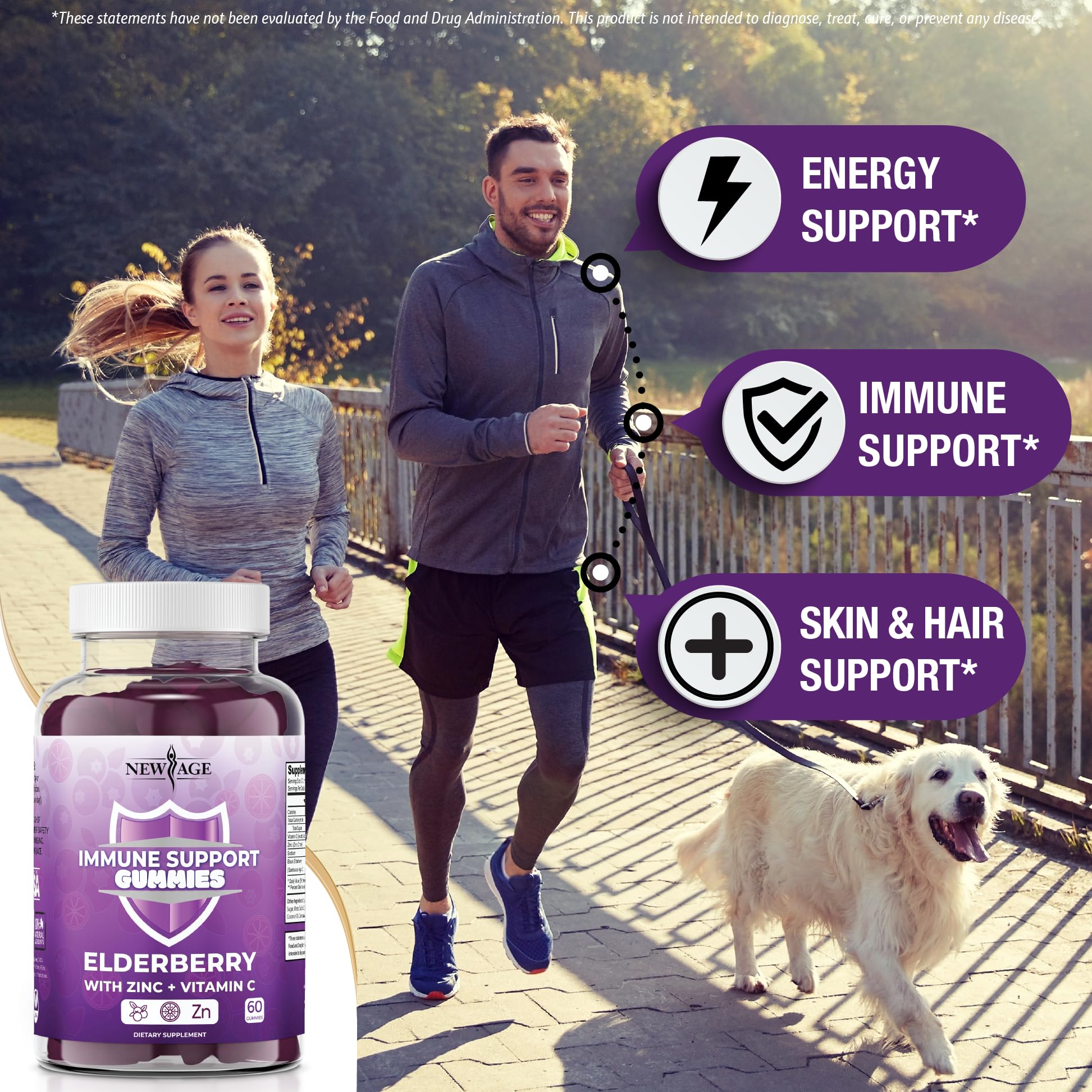 NEW AGE elderberry close-up highlighting natural antioxidants