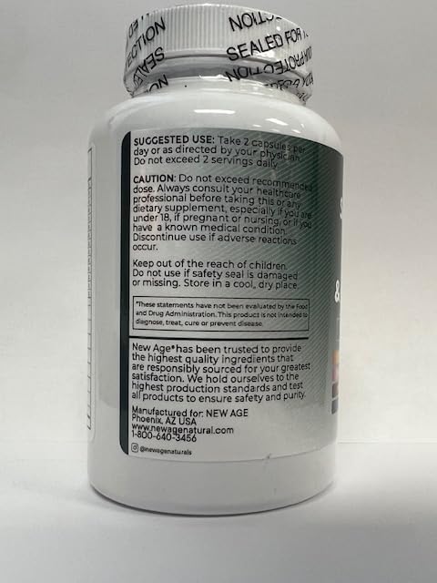Three-pack setup of NEW AGE Thyroid Support for convenient multi-pack routine.