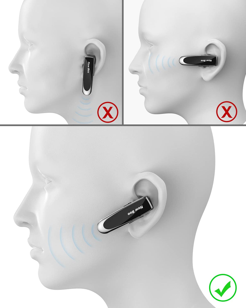 New Bee extra wired earphone included for shared listening.