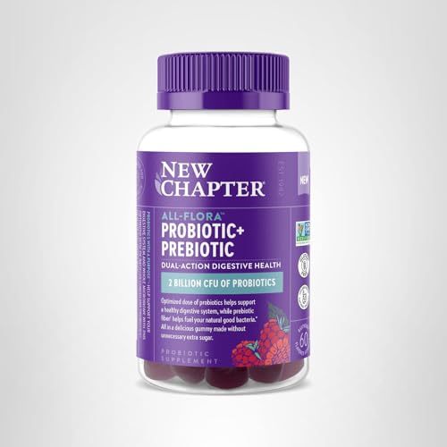 New Chapter All-Flora gummies held in hand for a simple daily wellness routine.