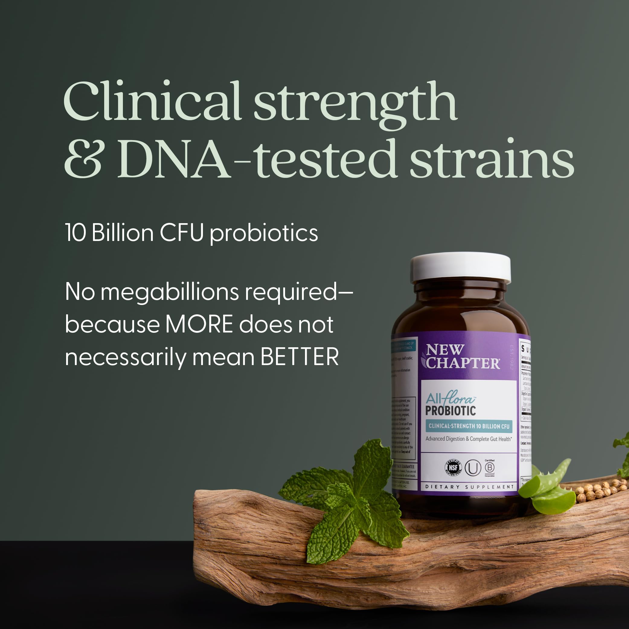 All-Flora Probiotic capsules ready for daily use.