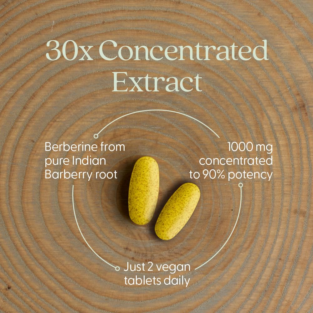 New Chapter Berberine capsules in bottle, vegan-friendly supplement.