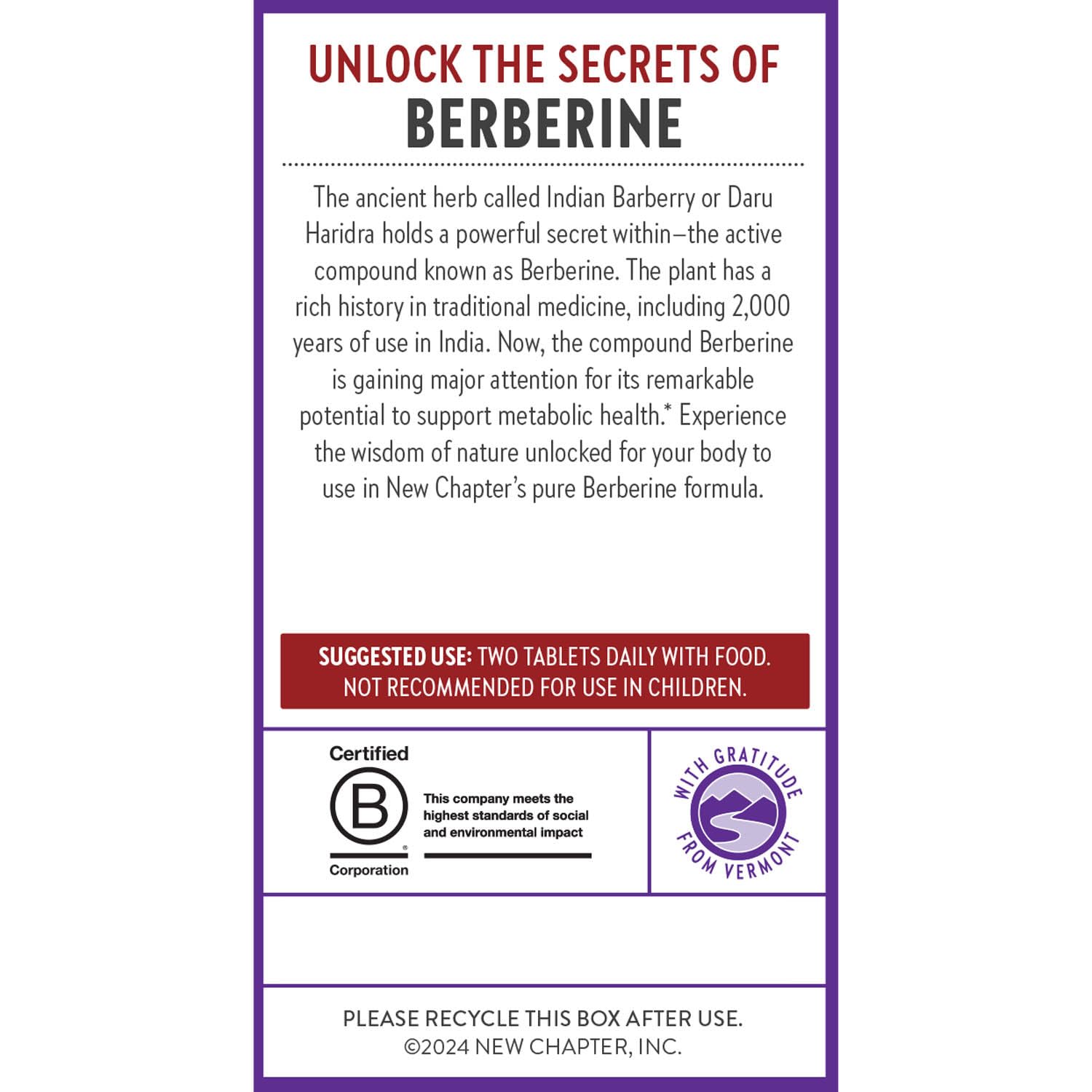 Non-GMO Project Verified and gluten-free NSF logo on label.