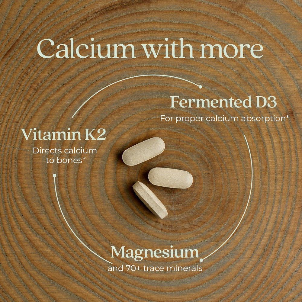 Calcium and vitamins offer potential bone density support.
