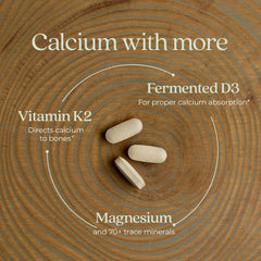 Calcium and vitamins offer potential bone density support.