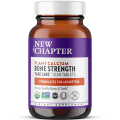 New Chapter calcium from Icelandic algae supports bone health with plant-based sourcing.