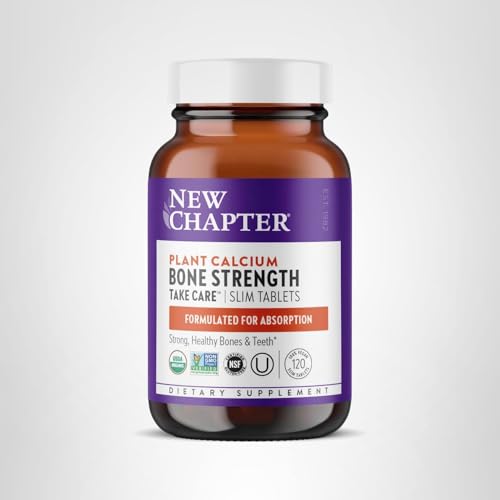 New Chapter calcium supplement packaging graphic highlights premium Iceland-sourced calcium.