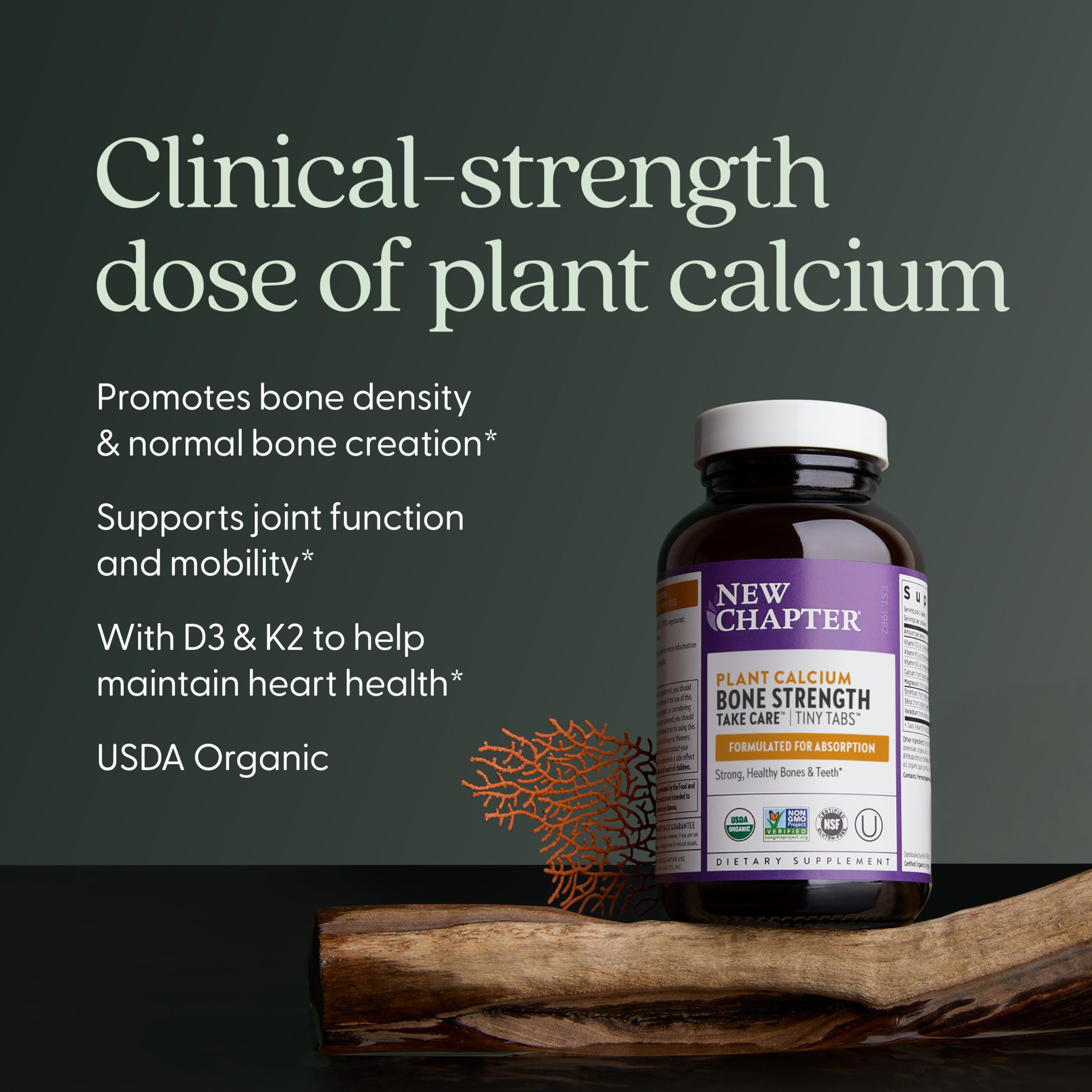 New Chapter D3 and K2 guided calcium for targeted bone use