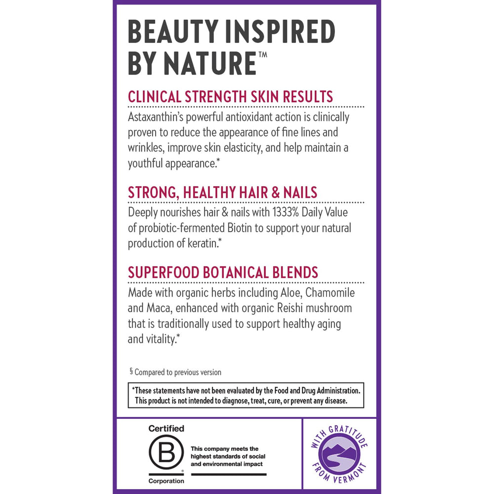 New Chapter daily beauty routine shot promoting easy incorporation.
