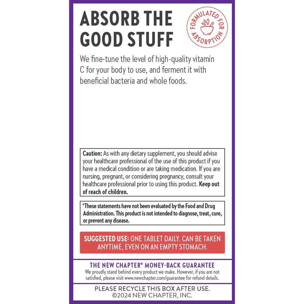 New Chapter Gluten-Free NSF Certified label on packaging for safety