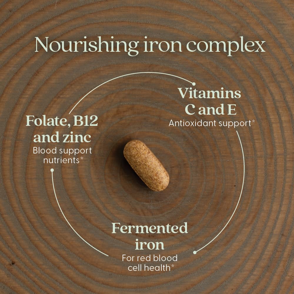 New Chapter Iron fermented form highlights gentler digestion and absorption