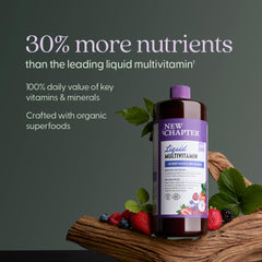 New Chapter Mixed Berry flavor splash invites family-friendly daily supplement ritual.