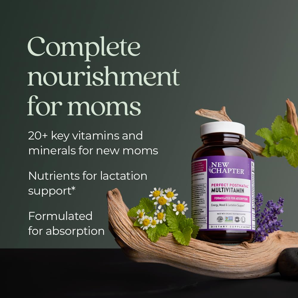 New Chapter 3-in-1 multivitamin-mineral-herbal design graphic on bottle.