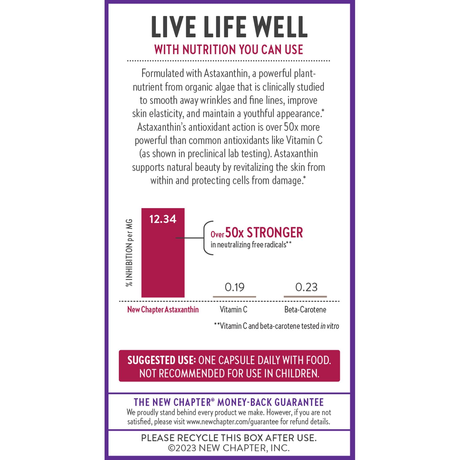New Chapter non-GMO Project Verified plant-based supplement for wellness.