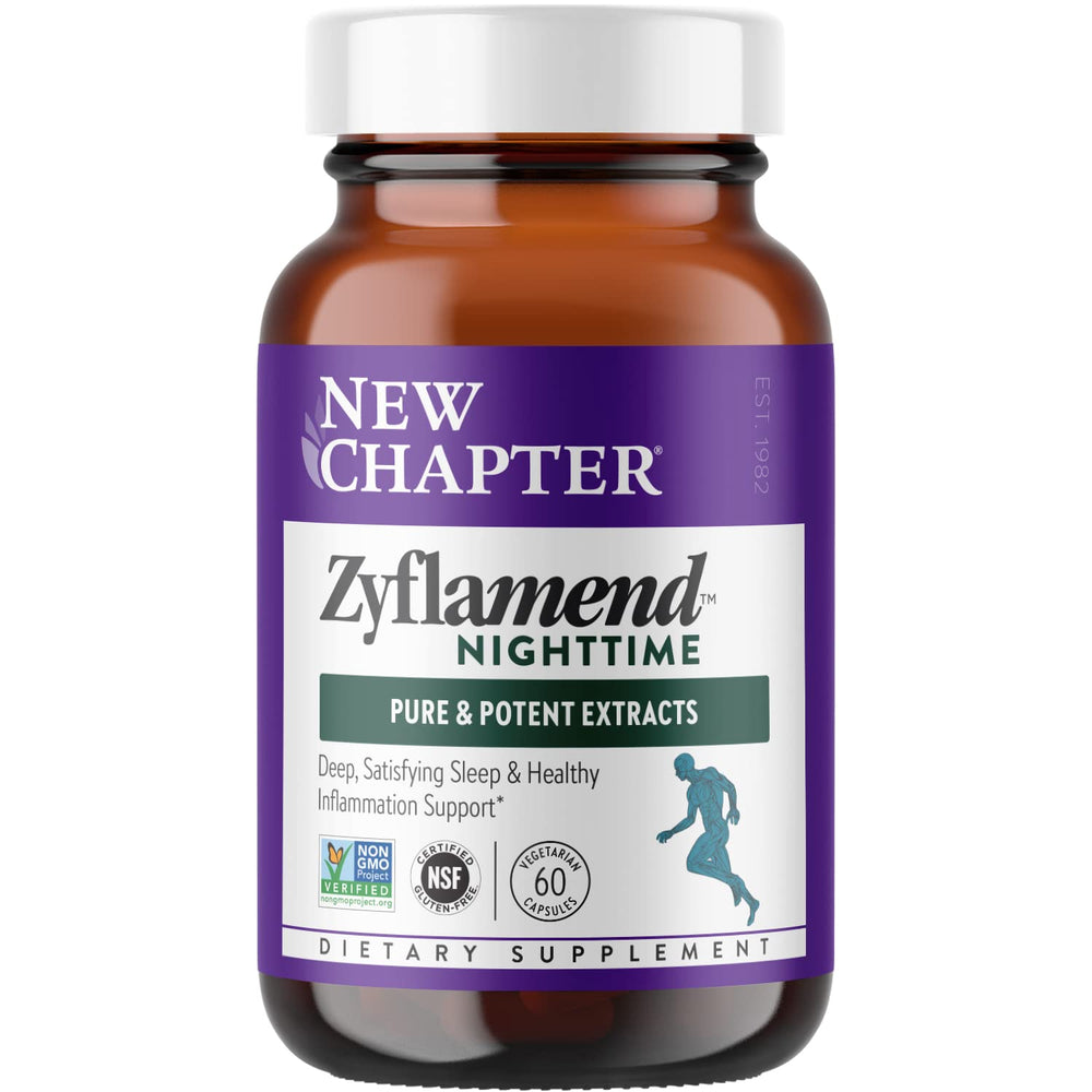 New Chapter Zyflamend Nighttime bottle promotes relaxation for sleep