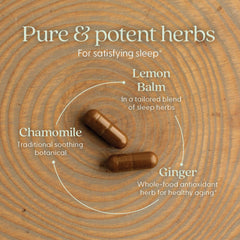 New Chapter Zyflamend Nighttime bottle label highlights herbal sleep ingredients