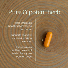 New Chapter Turmeric Force label emphasizing non-GMO and gluten-free attributes.