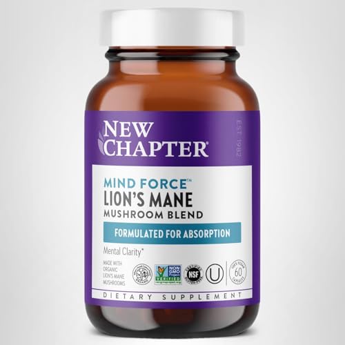 New Chapter Vegan, Kosher, Gluten-Free certifications on packaging.