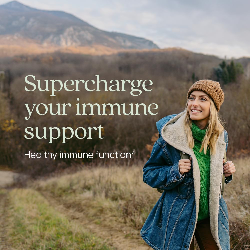 New Chapter Vitamin C Immune Defense tablets closeup for easy daily dose