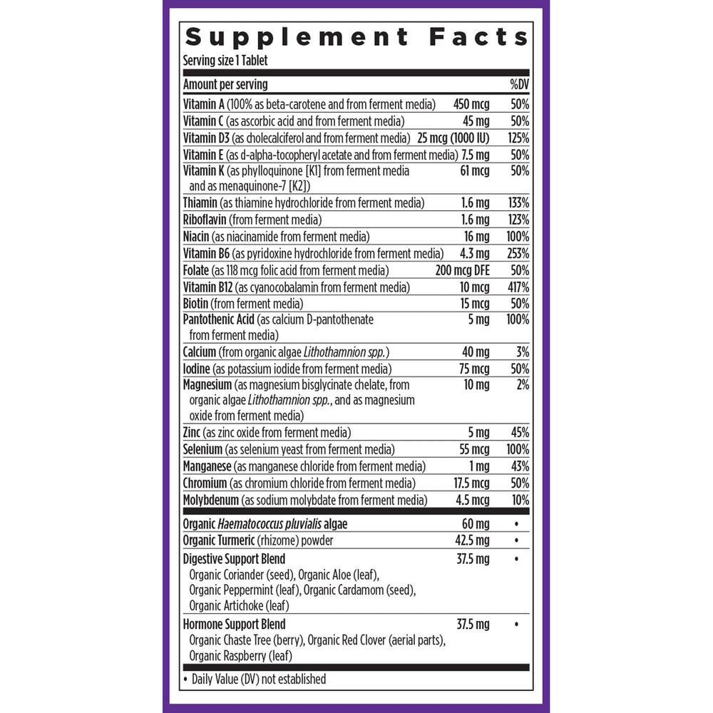 Fermentation-based digestive blend in the New Chapter 55+ multivitamin.