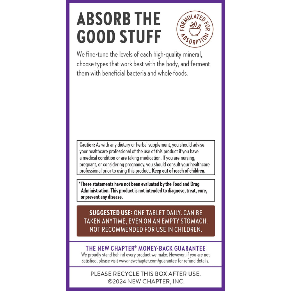 New Chapter NSF gluten-free certification badge on packaging
