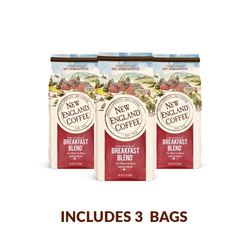 New England Coffee Breakfast Blend sustainability project supporting farmers and communities.