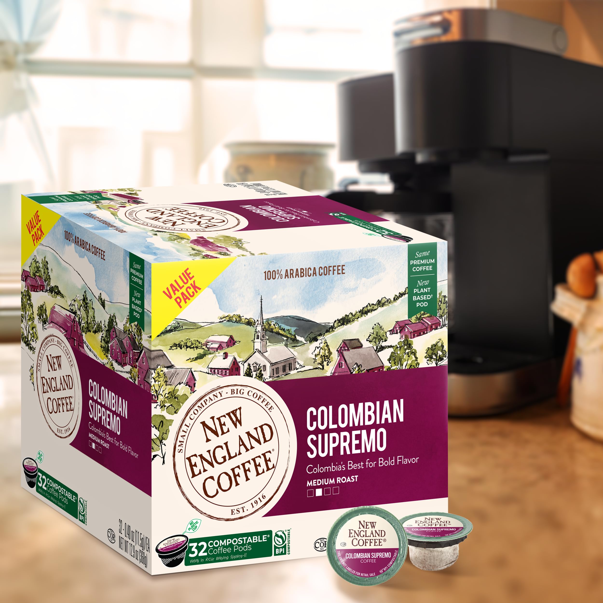 Single-serve packaging in this image highlights freshness and convenience.