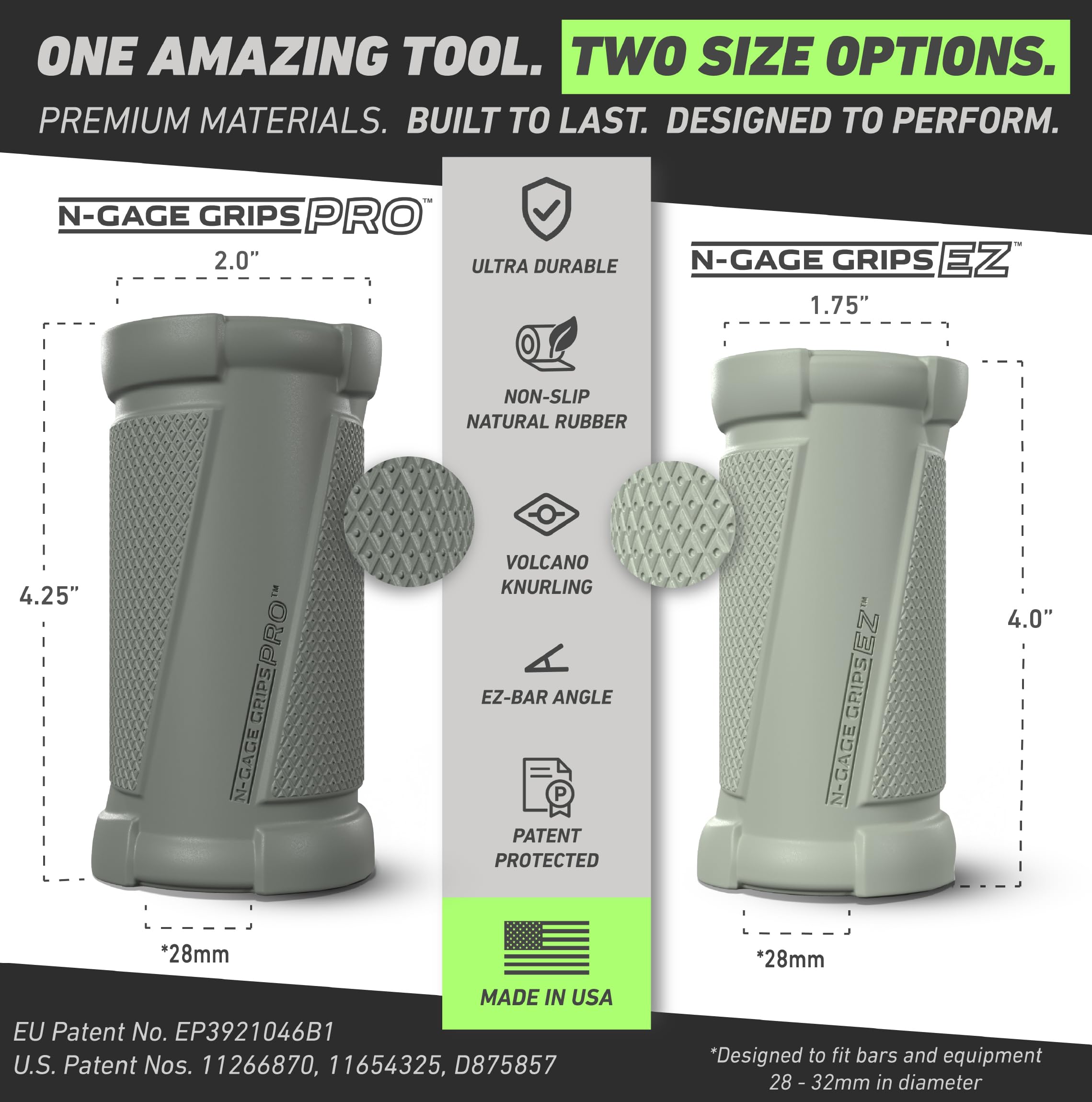 Easy attachment to barbells and cable machines in seconds