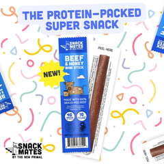 New Primal gluten-free, nut-free beef snack—lunchbox friendly and soy-free.
