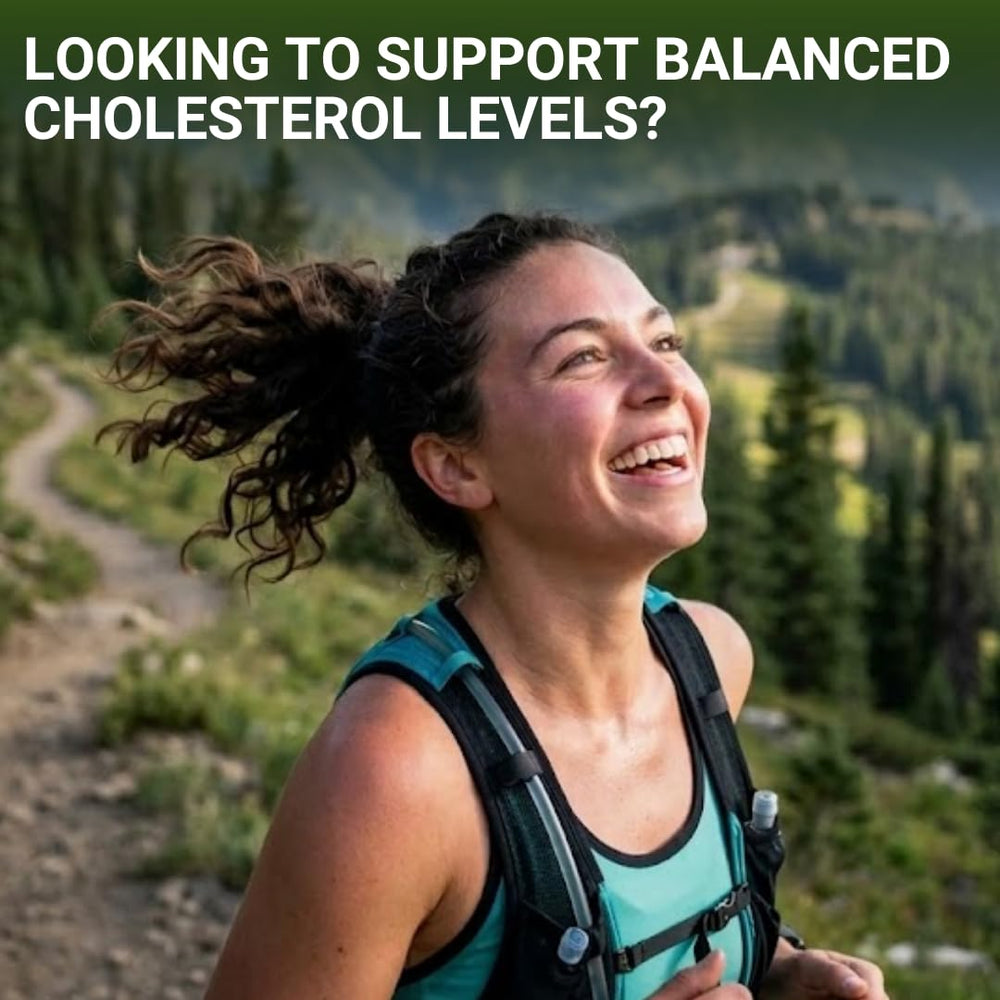 NEW ROOTS HERBAL visuals suggest immune support with sterols and flaxseed.