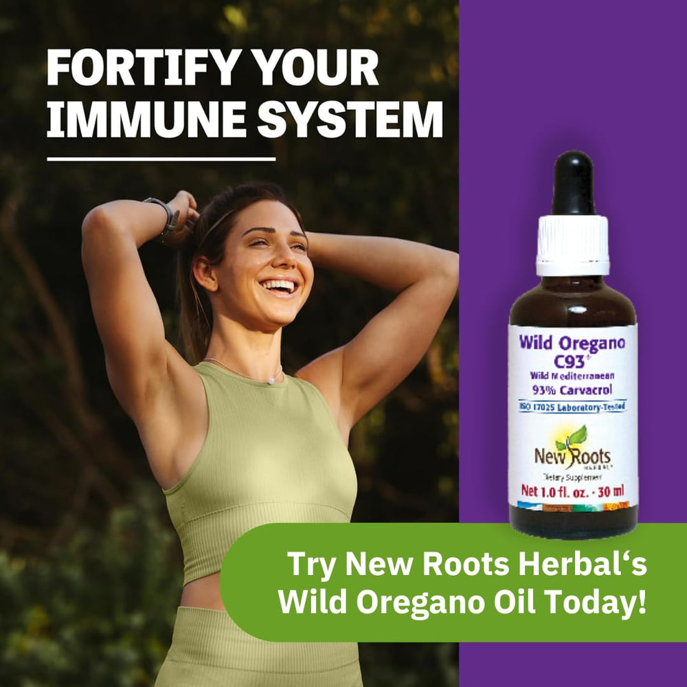 New Roots Herbal Wild Oregano Oil Drops origin Anatolian mountains map