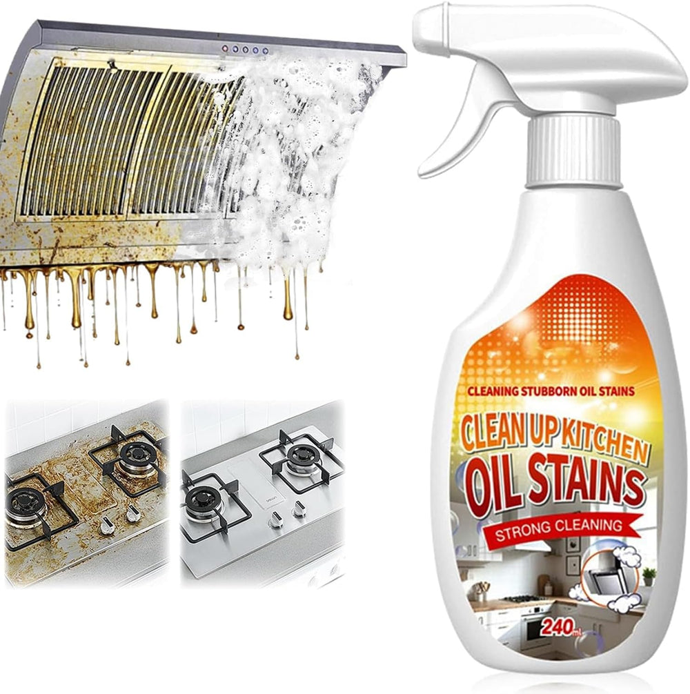 New Upgrade Kitchen Cleaner bottle pour shows controlled spray for grease removal