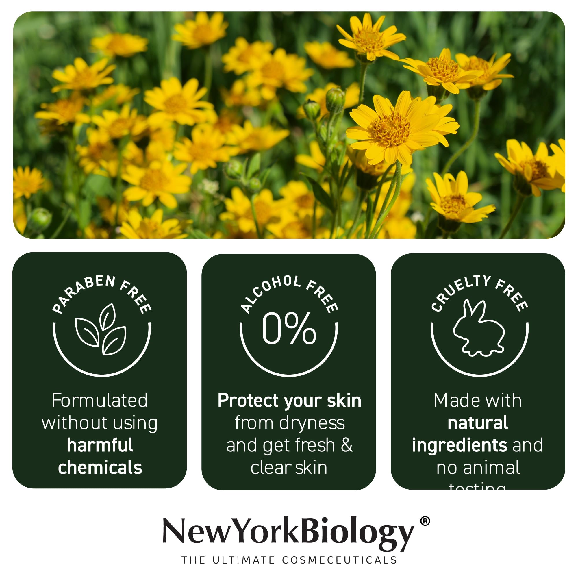 New York Biology Sore Muscle Massage Oil vegan cruelty-free seal appeals to shoppers.