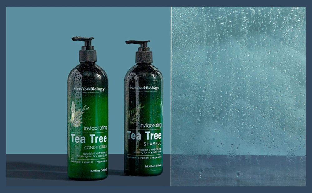New York Biology Tea Tree Conditioner smoothing hair and soothing scalp