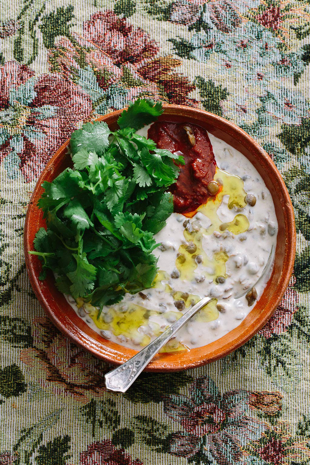 New York Shuk Signature Harissa spread in bowl ready to flavor soups and sauces.