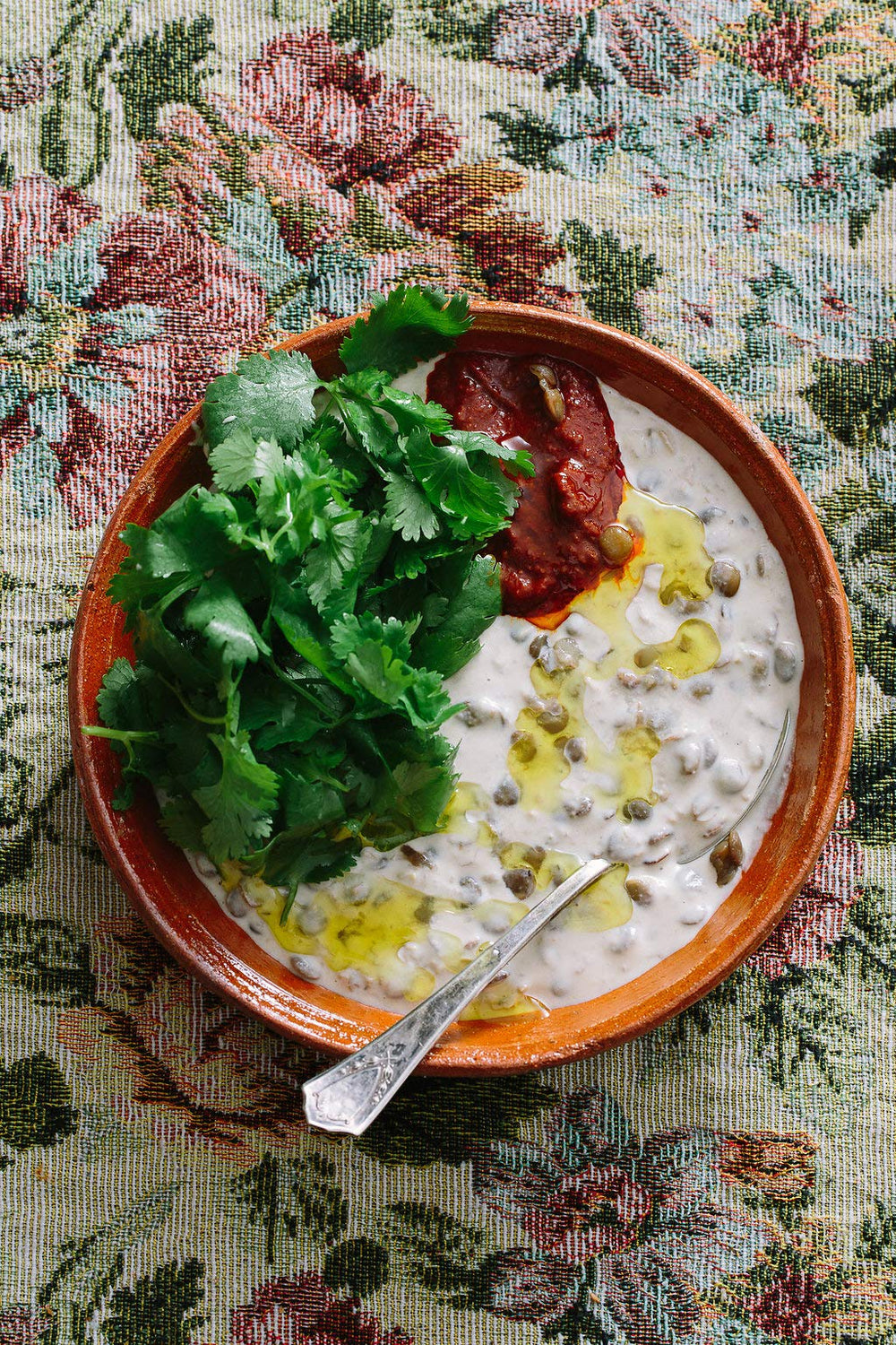 New York Shuk Signature Harissa spread in bowl ready to flavor soups and sauces.