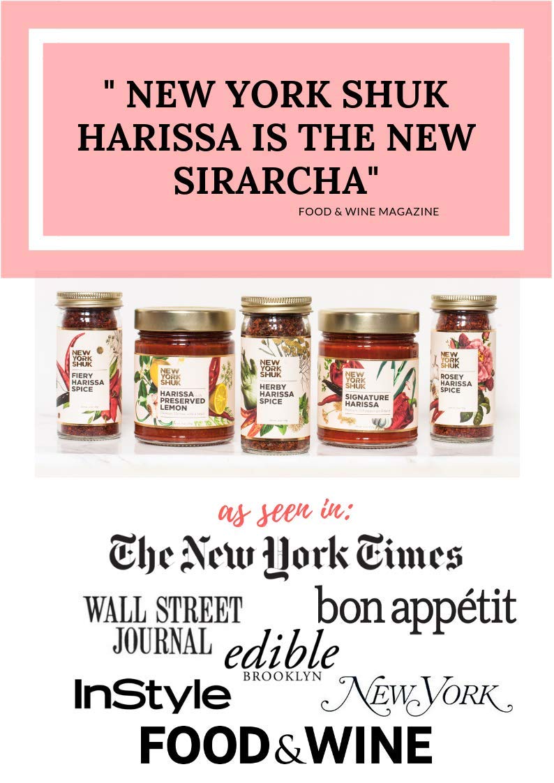 New York Shuk Signature Harissa texture closeup shows thick paste and cumin notes.