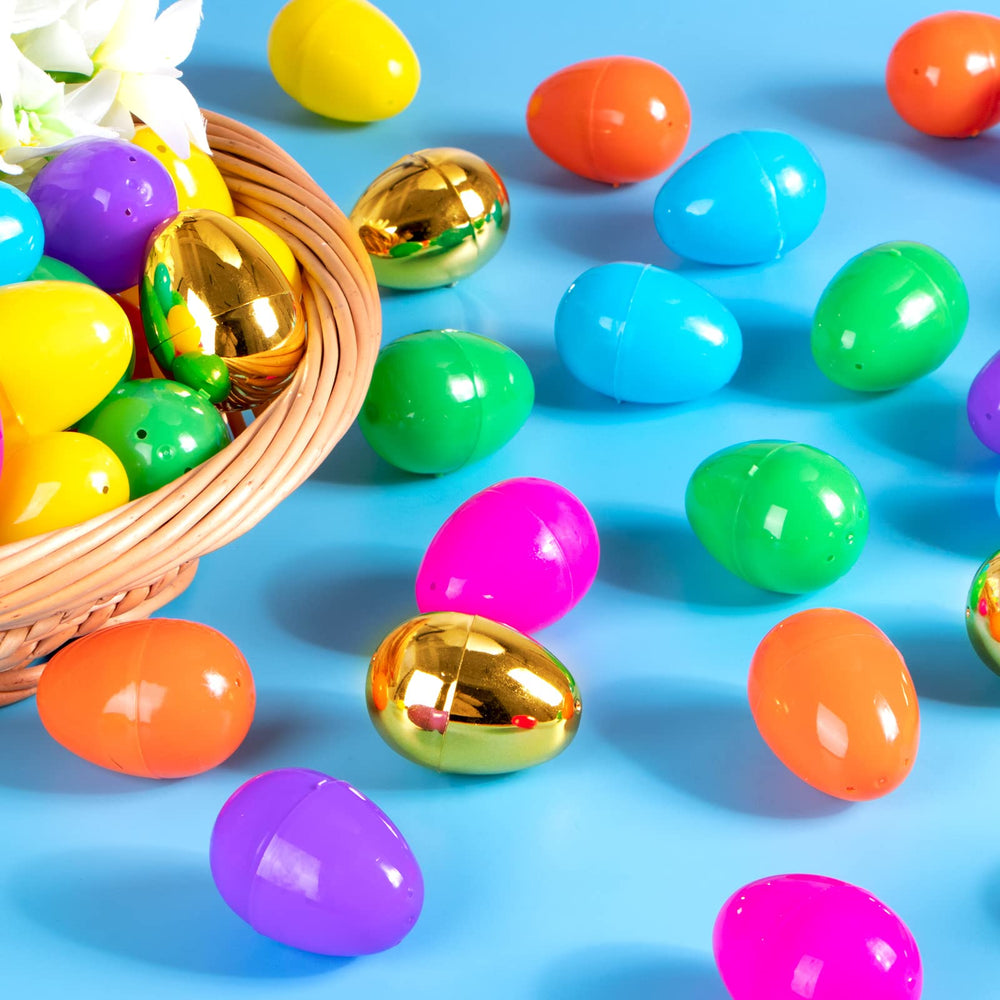 NEWBEA 12 golden eggs add sparkle to celebrations.
